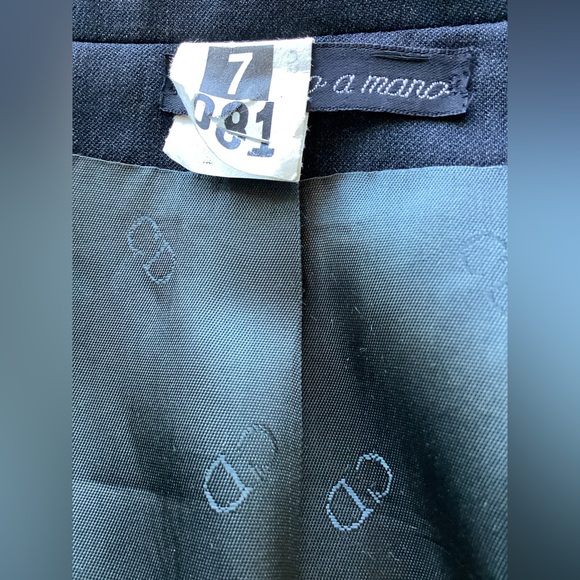 Vintage Christian Dior Men’s Wool Single Breasted Black Blazer. B24 - Picture 12 of 16